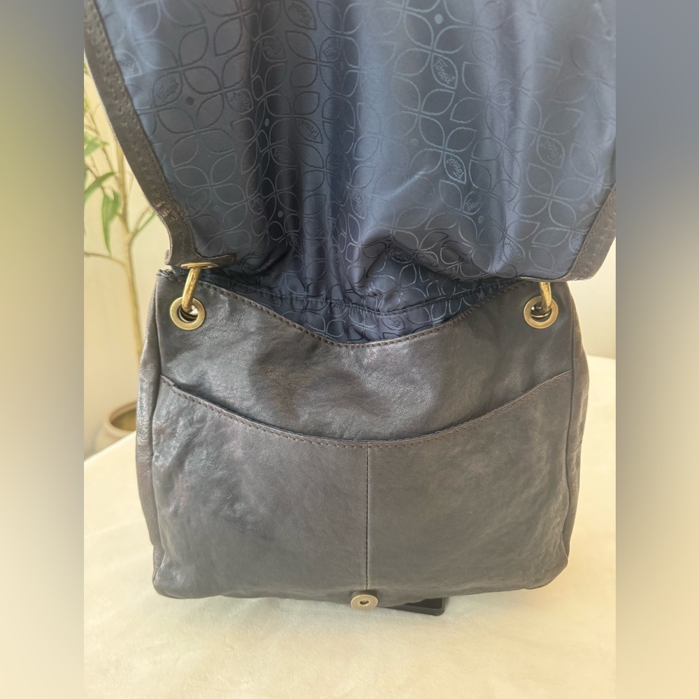 VTG! Fossil Foldover Shoulder Bag with Gold Accents - Picture 8 of 16